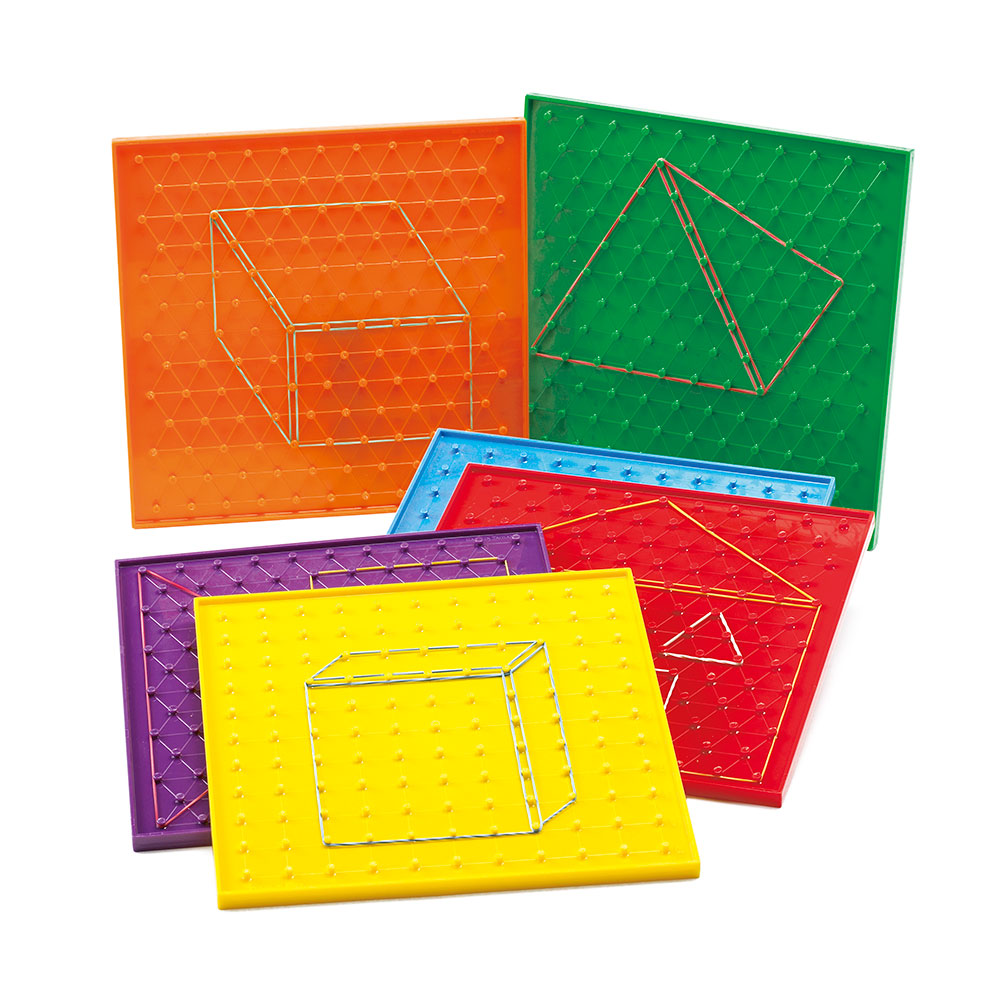 9-Inch Double-Sided Geoboards Set