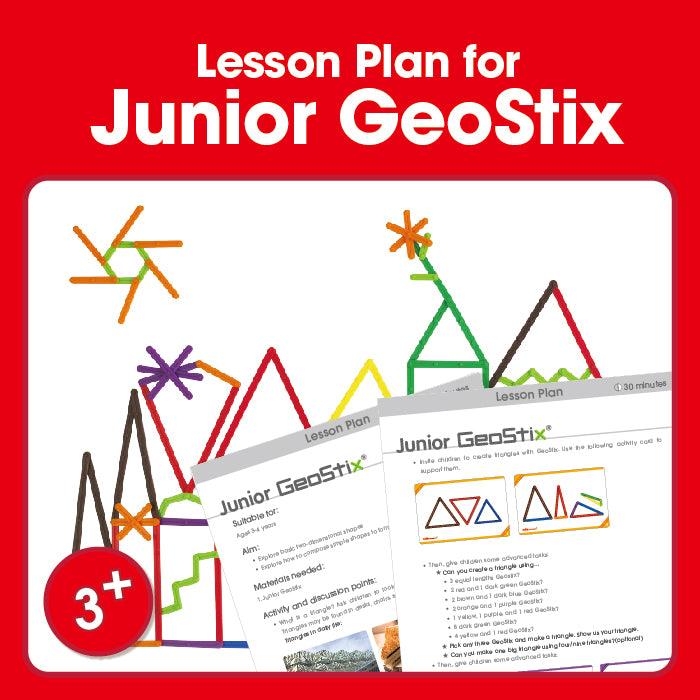 Junior GeoStix Printable Lesson Plan for 3-4yrs