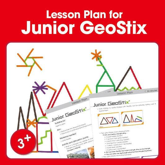 Junior GeoStix Printable Lesson Plan for 3-4yrs