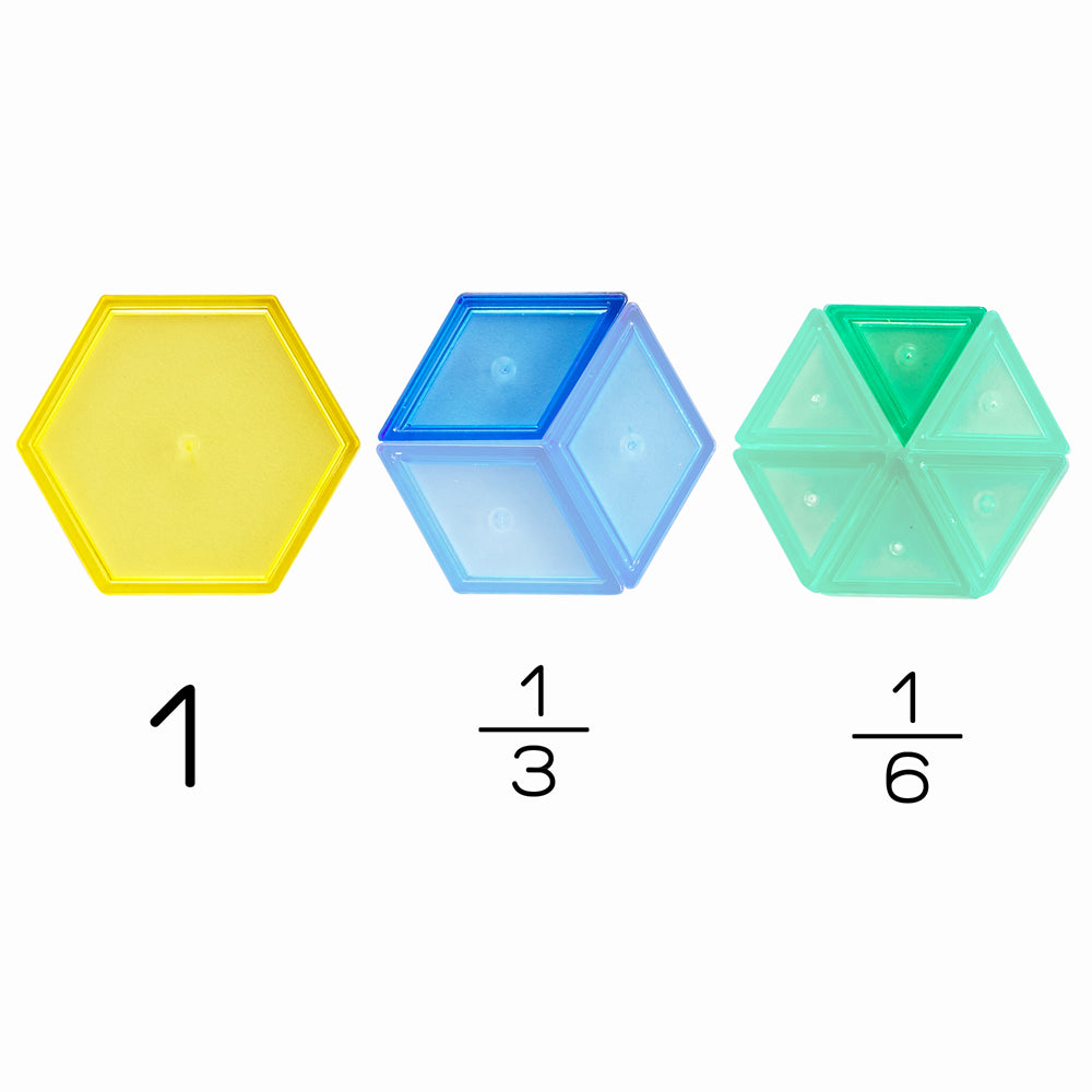 Translucent Pattern Blocks – EDX22108J Activity Set