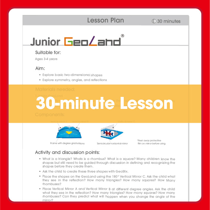 Edx Education Junior GeoLand Printable Lesson Plan: 3-4 year olds