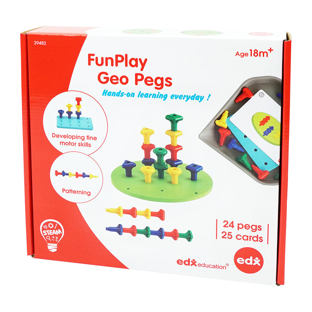 FunPlay Geo Pegs Activity Set