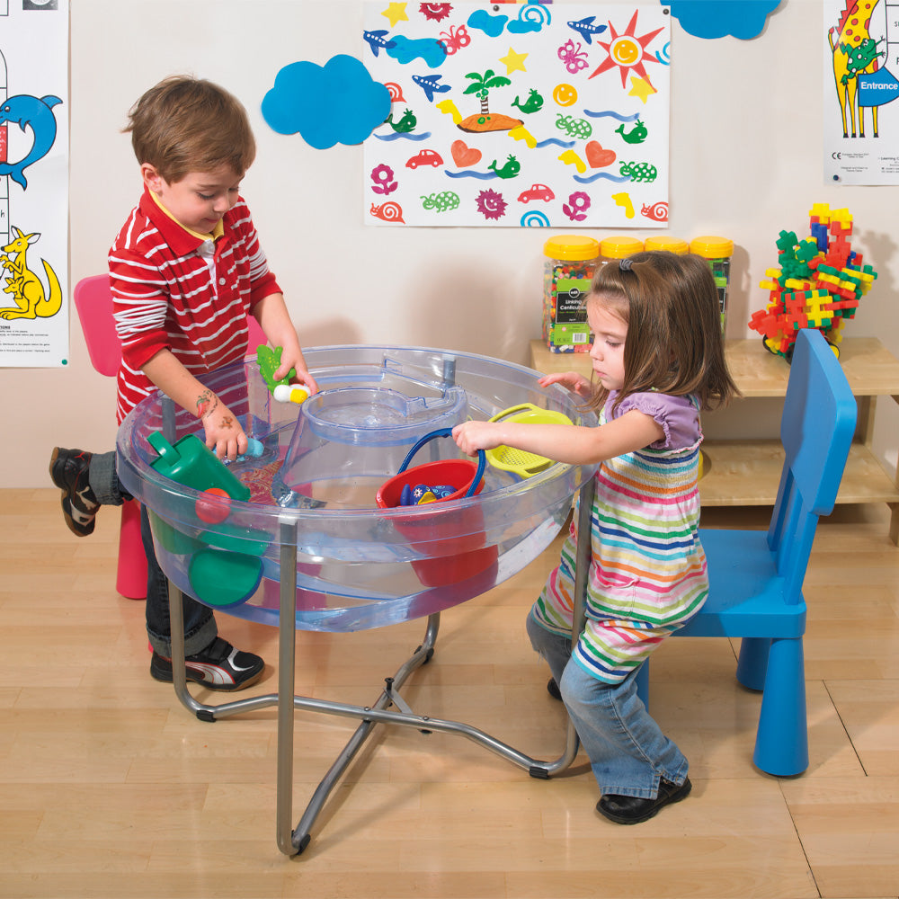 Circular Sand and Water Tray with Stand