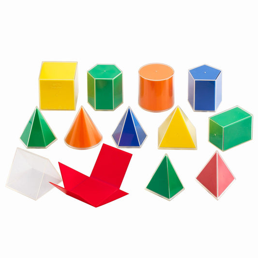 2D3D Geometric Solids Activity Set