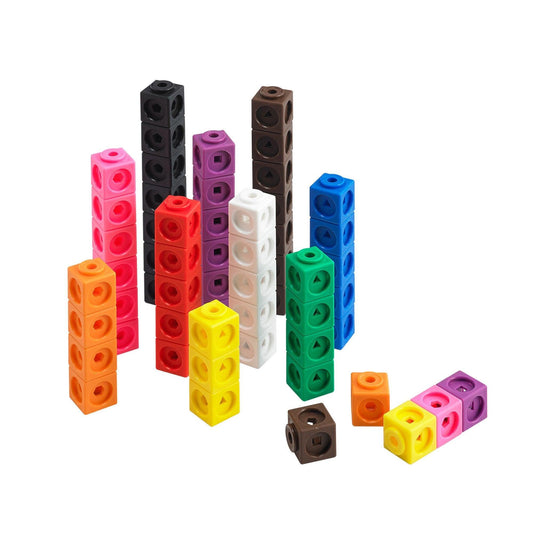 Math Cubes – Set of 100 with Activity Guide